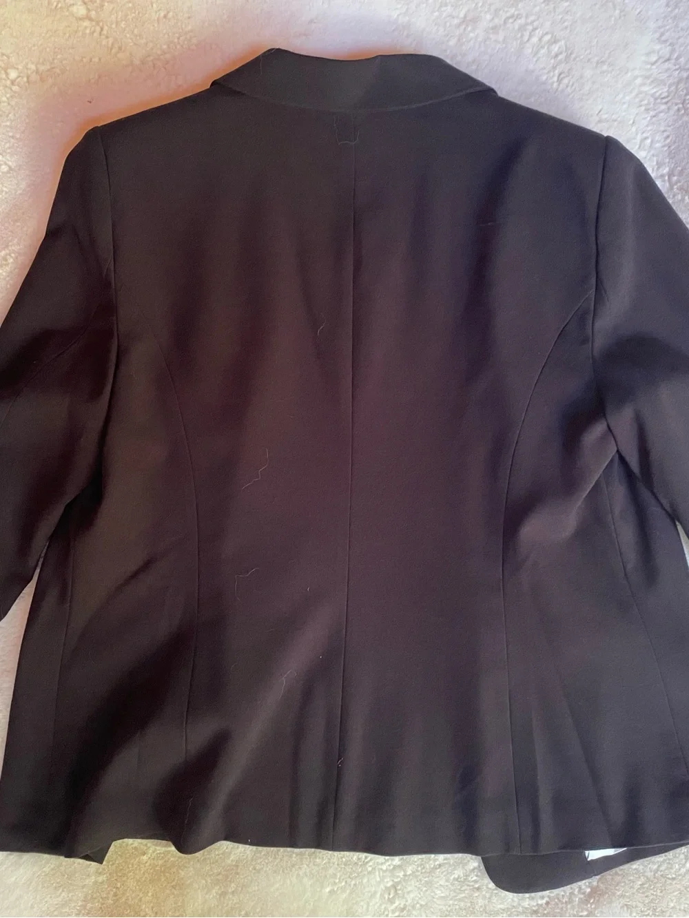Kensie Black Single-Button Notch Lapel Blazer - Picture 3 of 4
